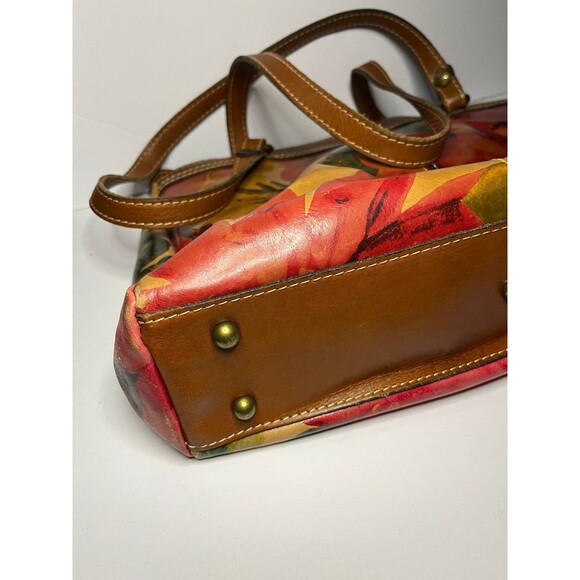 Patricia Nash leather floral shoulder bag - Picture 6 of 7
